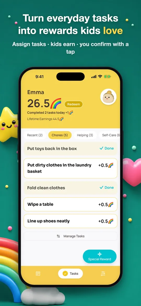 Tasks screenshot